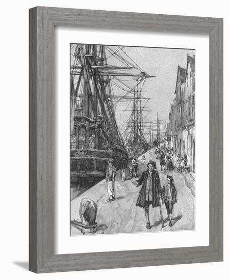 Ill. from Treasure Island by Robert Louis Stevenson-null-Framed Photographic Print