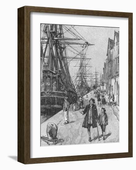 Ill. from Treasure Island by Robert Louis Stevenson-null-Framed Photographic Print