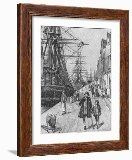 Ill. from Treasure Island by Robert Louis Stevenson-null-Framed Photographic Print