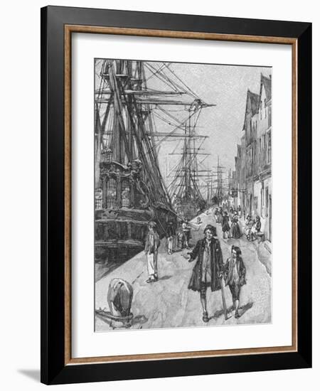 Ill. from Treasure Island by Robert Louis Stevenson-null-Framed Photographic Print