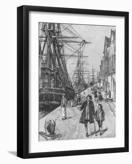 Ill. from Treasure Island by Robert Louis Stevenson-null-Framed Photographic Print