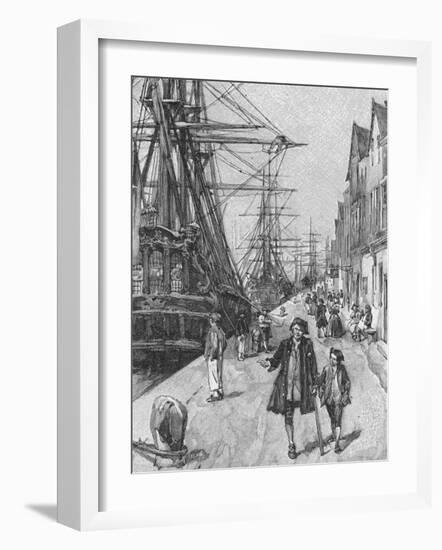 Ill. from Treasure Island by Robert Louis Stevenson-null-Framed Photographic Print