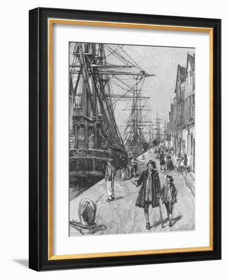 Ill. from Treasure Island by Robert Louis Stevenson-null-Framed Photographic Print