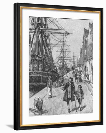 Ill. from Treasure Island by Robert Louis Stevenson-null-Framed Photographic Print