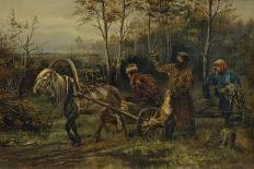 In the Year 1812 (The Retreat from Moscow) 1873-Illarion Mikhailovich Pryanishnikov-Mounted Giclee Print