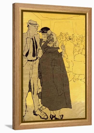 Illegal Night Club 1934-Eduard Thony-Framed Stretched Canvas