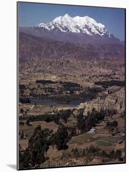 Illimani, 21184 Ft, Near La Paz, Bolivia, South America-Walter Rawlings-Mounted Photographic Print