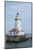 Illinois, Chicago. Lake Michigan, Chicago Harbor Light-Cindy Miller Hopkins-Mounted Photographic Print