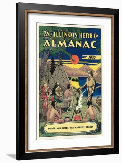 Illinois Herb Almanac-null-Framed Giclee Print