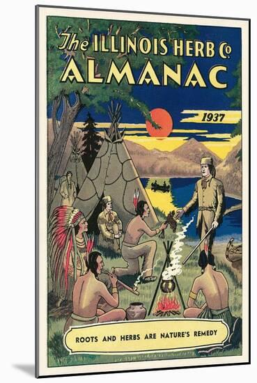 Illinois Herb Almanac-null-Mounted Giclee Print