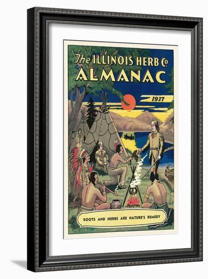 Illinois Herb Almanac-null-Framed Giclee Print