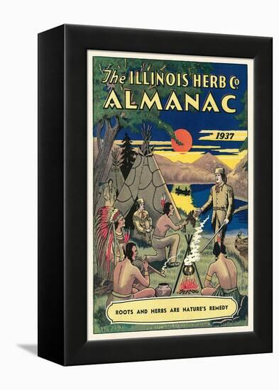 Illinois Herb Almanac-null-Framed Premier Image Canvas
