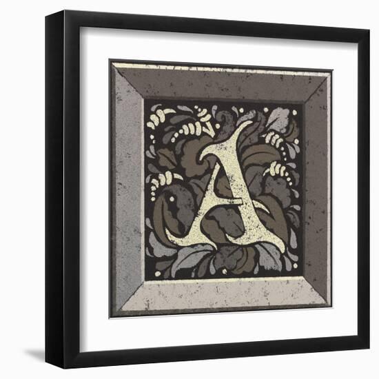 Illuminated A in Frame-Susan Clickner-Framed Giclee Print