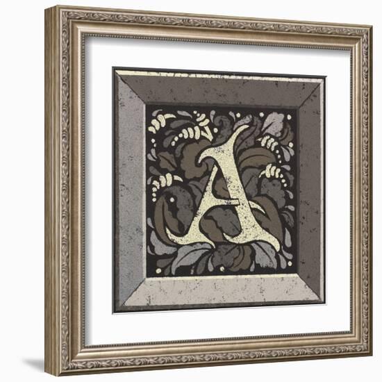 Illuminated A in Frame-Susan Clickner-Framed Giclee Print