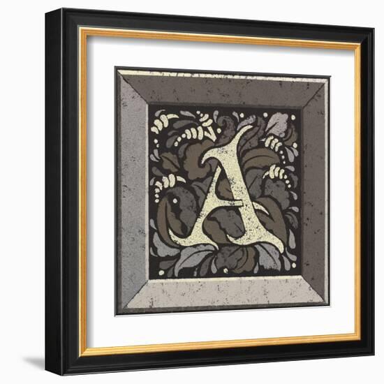 Illuminated A in Frame-Susan Clickner-Framed Giclee Print