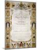 Illuminated Address from the Corporation of London to Louis Philippe of France, 1844-H Dowse-Mounted Giclee Print