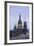 Illuminated Domes of Church of the Saviour on Spilled Blood, St. Petersburg, Russia-Gavin Hellier-Framed Photographic Print