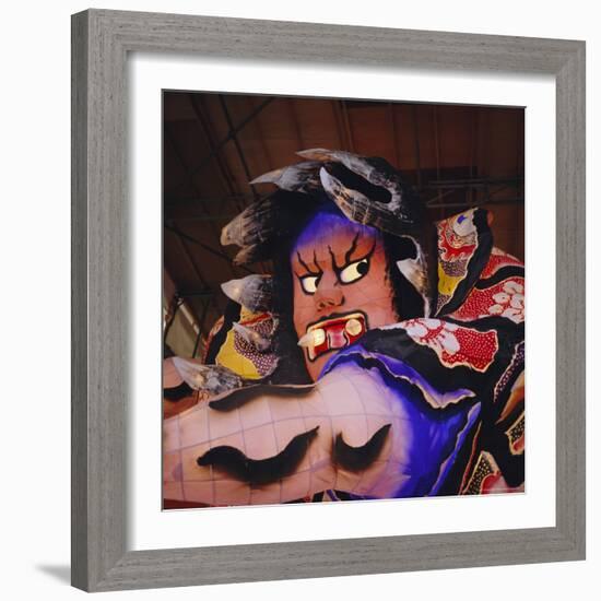 Illuminated Festival Float Made of Paper, Kyoto, Japan-Christopher Rennie-Framed Photographic Print