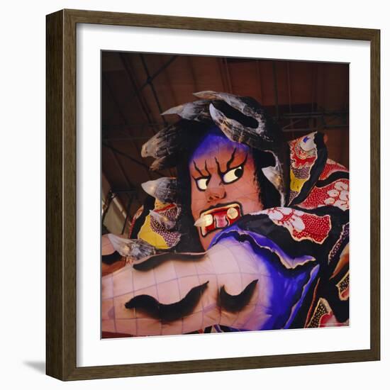 Illuminated Festival Float Made of Paper, Kyoto, Japan-Christopher Rennie-Framed Photographic Print