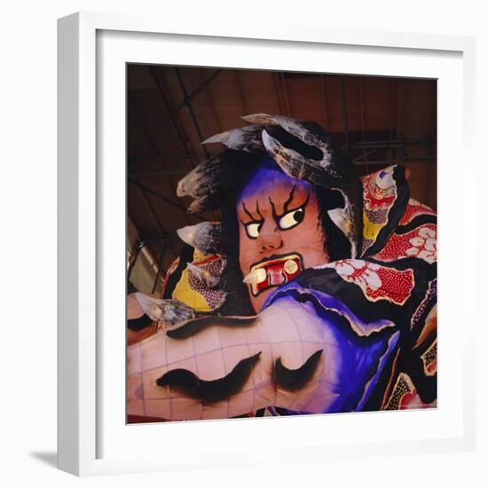 Illuminated Festival Float Made of Paper, Kyoto, Japan-Christopher Rennie-Framed Photographic Print