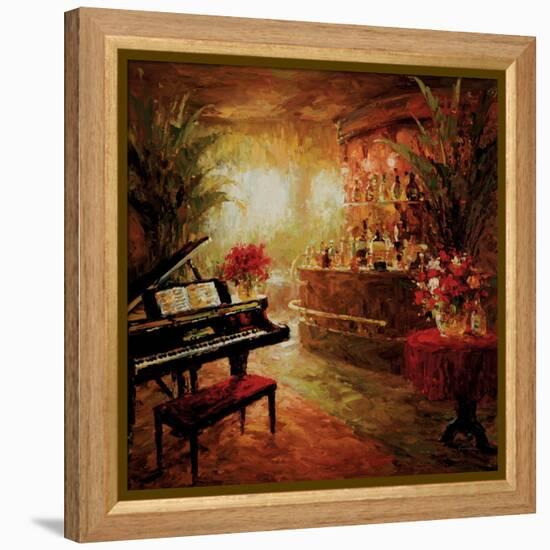 Illuminated Lounge-Foxwell-Framed Stretched Canvas