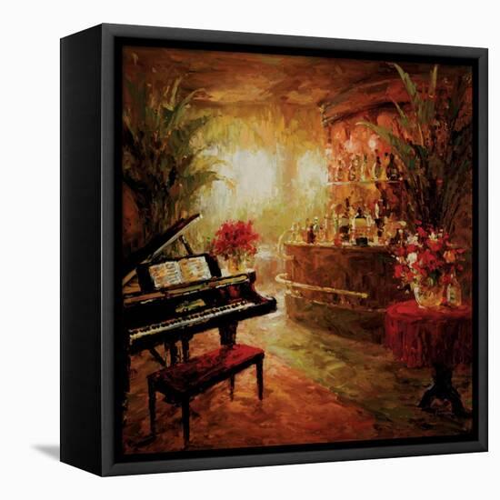 Illuminated Lounge-Foxwell-Framed Stretched Canvas