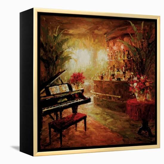 Illuminated Lounge-Foxwell-Framed Stretched Canvas