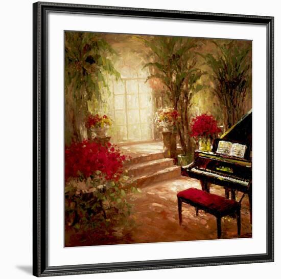 Illuminated Music Room-Foxwell-Framed Art Print