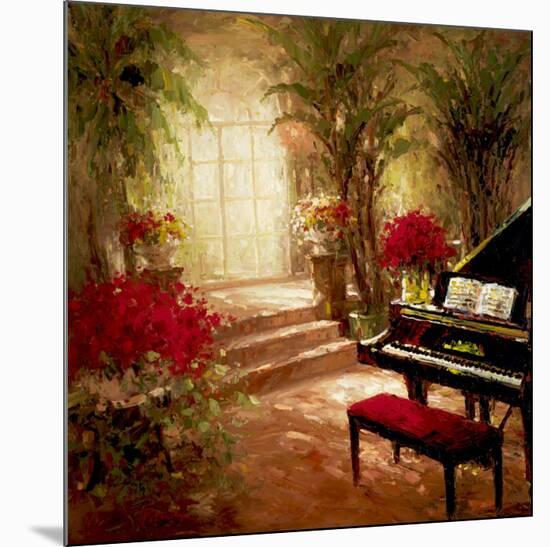 Illuminated Music Room-Foxwell-Mounted Art Print