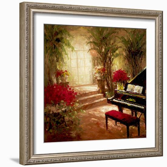 Illuminated Music Room-Foxwell-Framed Art Print