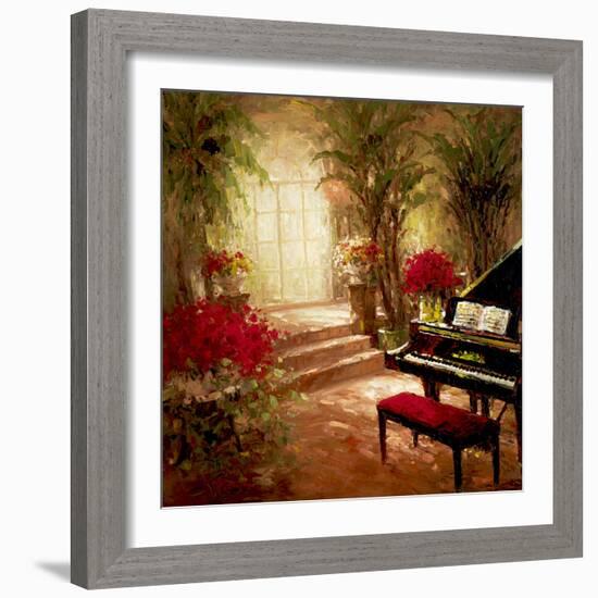 Illuminated Music Room-Foxwell-Framed Art Print