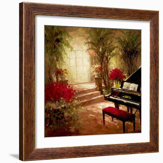 Illuminated Music Room-Foxwell-Framed Art Print