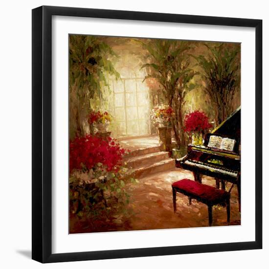 Illuminated Music Room-Foxwell-Framed Art Print