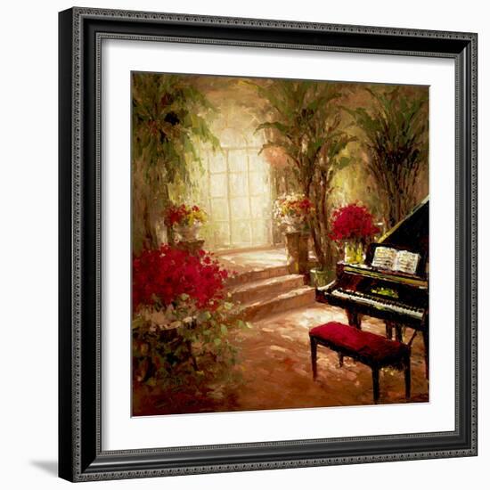 Illuminated Music Room-Foxwell-Framed Art Print