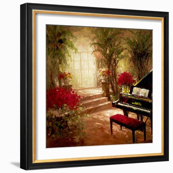 Illuminated Music Room-Foxwell-Framed Art Print