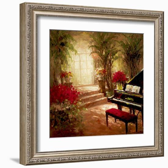 Illuminated Music Room-Foxwell-Framed Art Print