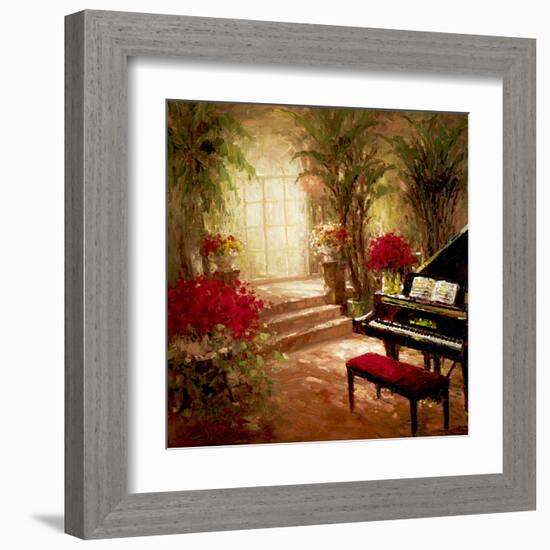 Illuminated Music Room-Foxwell-Framed Art Print