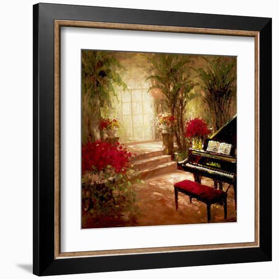 Illuminated Music Room-Foxwell-Framed Art Print