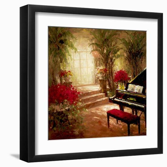 Illuminated Music Room-Foxwell-Framed Art Print