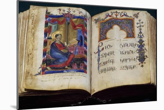 Illuminated Pages from the Matenadaran,Manuscript Museum in Yerevan,Armenia-null-Mounted Giclee Print