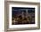 Illuminated skylines, Philadelphia, Pennsylvania, USA-null-Framed Photographic Print