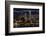 Illuminated skylines, Philadelphia, Pennsylvania, USA-null-Framed Photographic Print