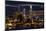 Illuminated skylines, Philadelphia, Pennsylvania, USA-null-Mounted Photographic Print