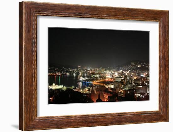 Illumination of Nagasaki, Japan-Ryuji Adachi-Framed Art Print