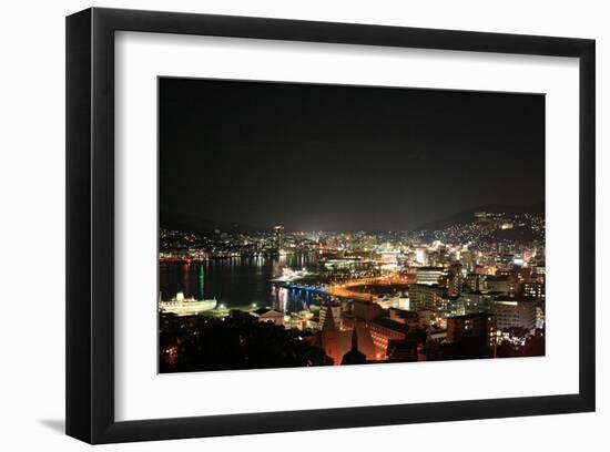 Illumination of Nagasaki, Japan-Ryuji Adachi-Framed Art Print