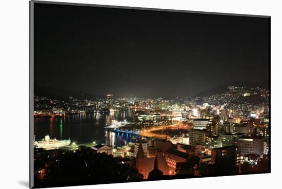 Illumination of Nagasaki, Japan-Ryuji Adachi-Mounted Art Print