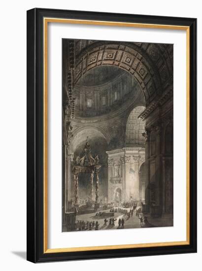 Illumination of the Cross in St. Peter's on Good Friday, 1787-Giovanni Battista Piranesi-Framed Giclee Print