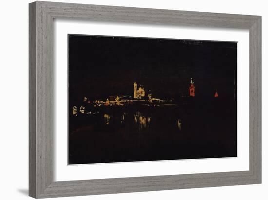 Illumination of the Moscow Kremlin, 1896-Isaak Ilyich Levitan-Framed Giclee Print