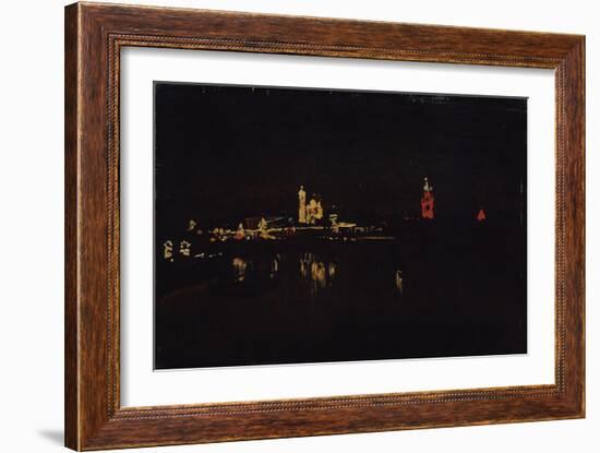 Illumination of the Moscow Kremlin, 1896-Isaak Ilyich Levitan-Framed Giclee Print