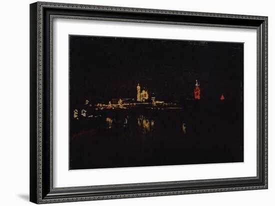 Illumination of the Moscow Kremlin, 1896-Isaak Ilyich Levitan-Framed Giclee Print